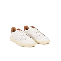 Pataugas BASALT/VTG H2H BLANC/CAMEL -Meilleur Chaussure Magasin 628055 908 BASKET HOMME BASALT VT H2H BLANC CAMEL 4