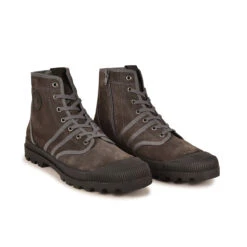 Pataugas AUTHENTIQUE M/ZIPS H4H GRIS/NOIR -Meilleur Chaussure Magasin 628190 BOOTS HOMME OG M ZIPS H4H GRIS 4WEB