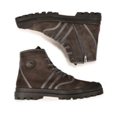 Pataugas AUTHENTIQUE M/ZIPS H4H GRIS/NOIR -Meilleur Chaussure Magasin 628190 BOOTS HOMME OG M ZIPS H4H GRIS 6WEB