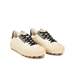 Pataugas ARAN/MIX F4H OFFWHITE/NOIR -Meilleur Chaussure Magasin 628206 979 BASKET FEMME ARAN MIX F4H OFFWHITE NOIR 4