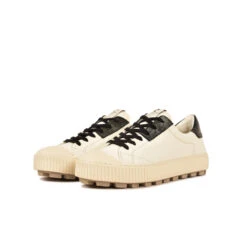 Pataugas ARAN/MIX F4H OFFWHITE/NOIR -Meilleur Chaussure Magasin 628206 979 BASKET FEMME ARAN MIX F4H OFFWHITE NOIR 5