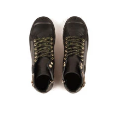 Pataugas BANJOU LATSA/MIX F4H NOIR/DORÉ -Meilleur Chaussure Magasin 628259 946 BASKET HAUTE FEMME LATSA MIX F4H NOIR DORE 6