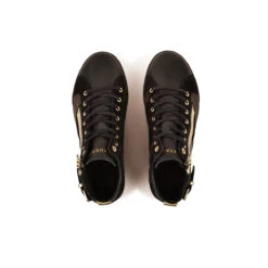 Pataugas PALME/MIX F4H NOIR/DORÉ -Meilleur Chaussure Magasin 628270 946 BASKET FEMME PALME MIX F4H NOIR DORE 6