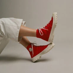 Pataugas AUTHENTIQUE/T F4G ROUGE -Meilleur Chaussure Magasin AUTHENTIQUETF4GROUGE2