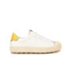 Pataugas ARAN/MIX F2H BLANC/JAUNE -Meilleur Chaussure Magasin BASKET FEMME ARAN MIX F2H BLANC JAUNE 1