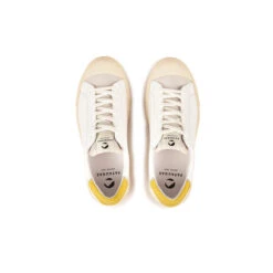 Pataugas ARAN/MIX F2H BLANC/JAUNE -Meilleur Chaussure Magasin BASKET FEMME ARAN MIX F2H BLANC JAUNE 6