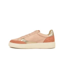 Pataugas BASALTE/SNME F2H BEIGE ROSÉ/DORÉ -Meilleur Chaussure Magasin BASKET FEMME BASALT F2H NUDE DORE 3