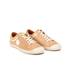 Pataugas BISK/MIX F2I BEIGE -Meilleur Chaussure Magasin BASKET FEMME BISK MIX F2I BEIGE 628362 150 4