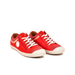 Pataugas BISK/MIX F2I ROUGE -Meilleur Chaussure Magasin BASKET FEMME BISK MIX F2I ROUGE 628362 350 4