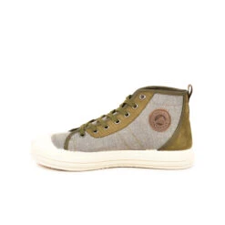 Pataugas ETCHE M/MIXTC F4I KAKI -Meilleur Chaussure Magasin BASKET FEMME ETCHE M MIXTC F4I KAKI 628485 554 3