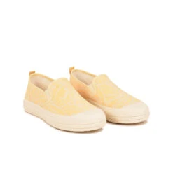 Pataugas ETCHE SO/MF F2I JAUNE -Meilleur Chaussure Magasin BASKET FEMME ETCHE SO MF F2I JAUNE 628381 200 4