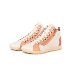 Pataugas PALME/PER F2I ABRICOT -Meilleur Chaussure Magasin BASKET FEMME PALME PER F2I ABRICOT 628402 252 5
