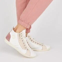 Pataugas PALME/PER F2I ROSE -Meilleur Chaussure Magasin BASKET FEMME PALME PER F2I ROSE 628402 300 Porte 1