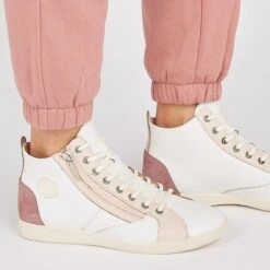 Pataugas PALME/PER F2I ROSE -Meilleur Chaussure Magasin BASKET FEMME PALME PER F2I ROSE 628402 300 Porte 2