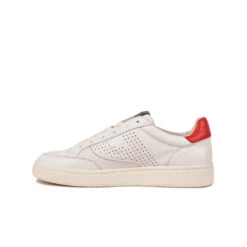 Pataugas BASALTE/N H2H BLANC/ROUGE -Meilleur Chaussure Magasin BASKET HOMME BASALT N F2H BLANC ROUGE 3