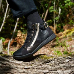 Pataugas PALME/MIX F4H NOIR/DORÉ -Meilleur Chaussure Magasin F Palme F2H Noir 263b3c89 adce 4700 b3a0 84f3c78b417d