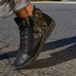 Pataugas PALME/VI F4H NOIR -Meilleur Chaussure Magasin F Palme WT F4H Noir